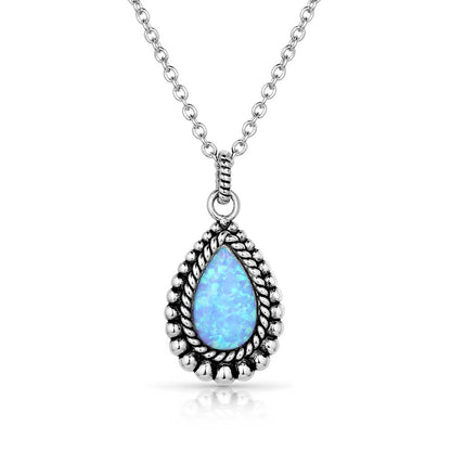 Montana Silversmiths Glimmering Pools Opal Necklace - NC5822