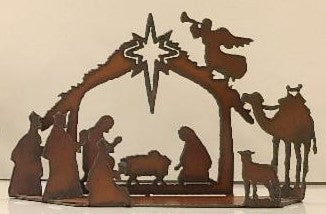 Rustic Nativity Scene - Nativity-Small