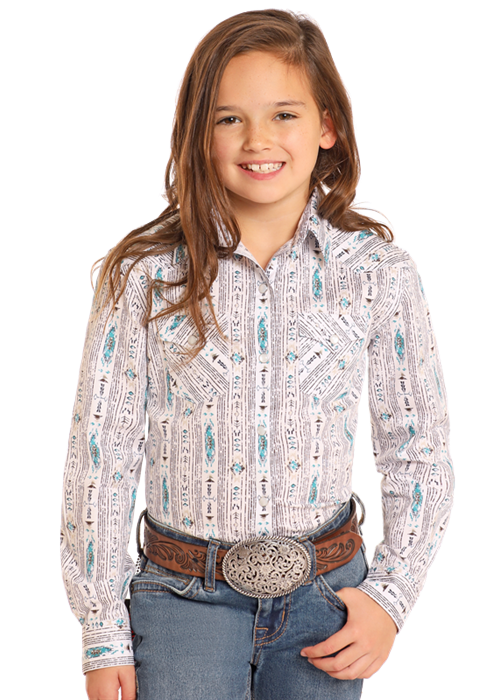 Panhandle Girls Snap Shirt - RGN2S04583