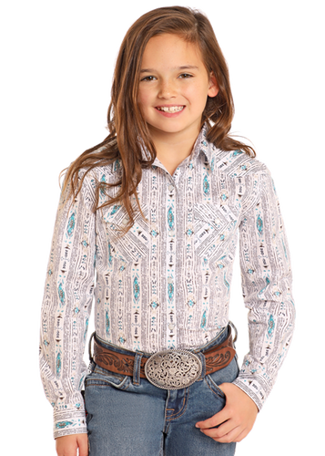 Panhandle Girls Snap Shirt - RGN2S04583