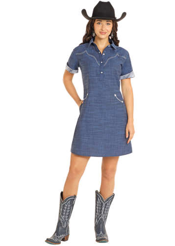 Panhandle Short Sleeve Dress - RWD1R04587