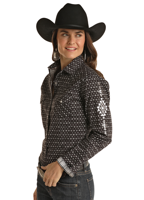 Panhandle Ladies Rough Stock Shirt - RWN2S02220