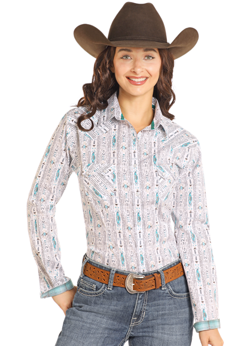 Panhandle Ladies Snap Shirt - RWN2S04583