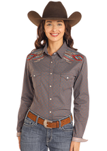 Load image into Gallery viewer, Panhandle Ladies Snap Shirt - RWN2S04597