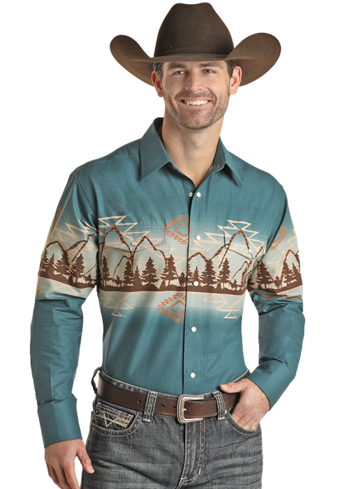 Panhandle Western Snap Shirt - SMN2S02455