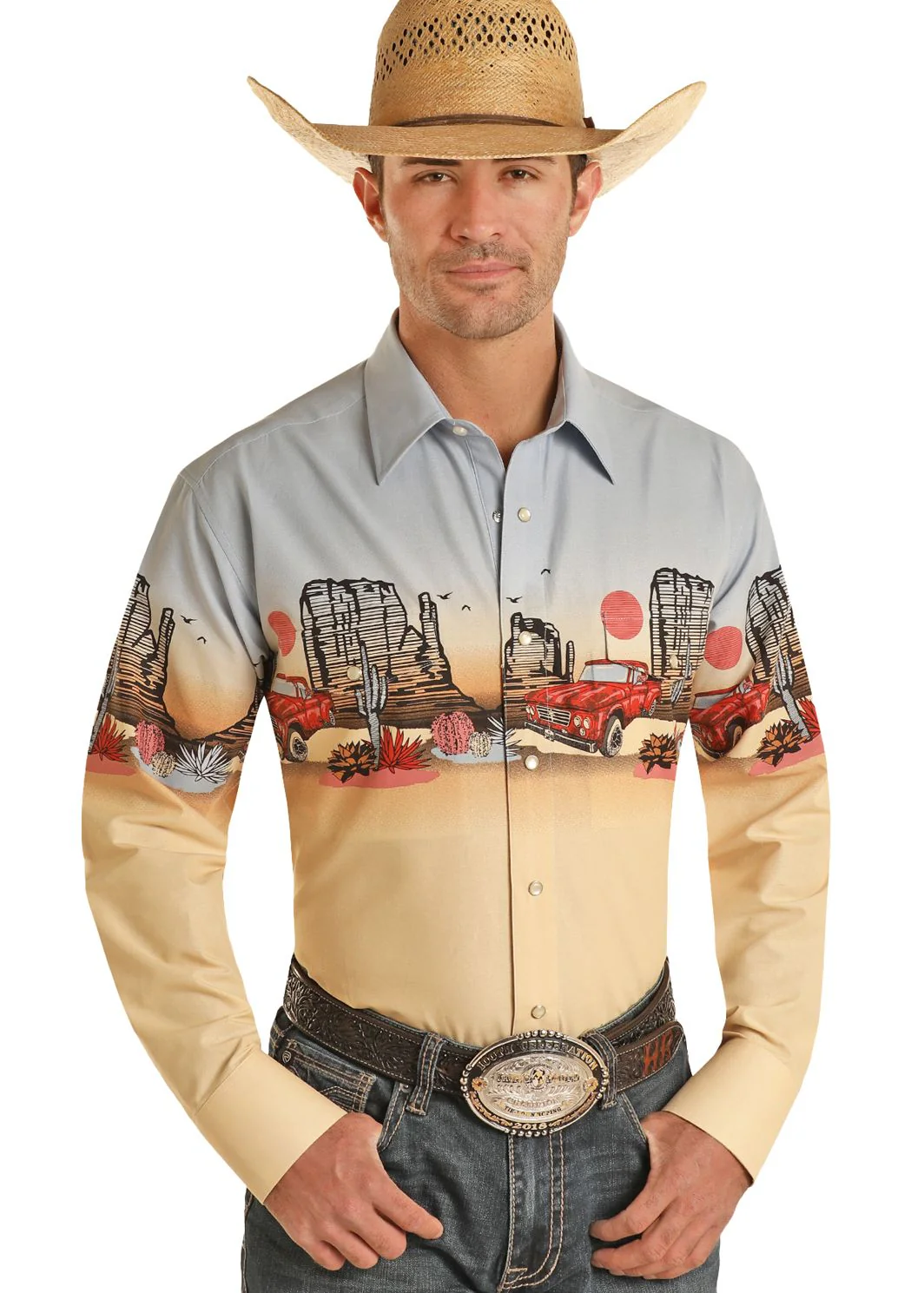 Panhandle Western Snap Shirt - SMN2S03209