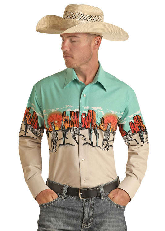 Panhandle Western Snap Shirt - SMN2S03211