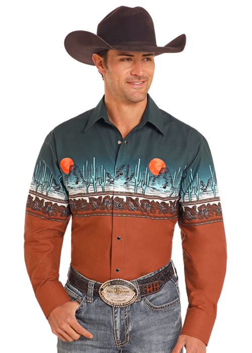 Panhandle Western Snap Shirt - SMN2S04457