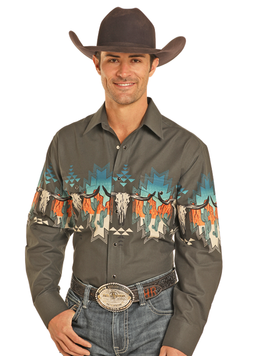 Panhandle Western Snap Shirt - SMN2S04458