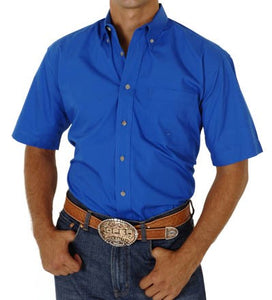Roper Solid Blue Shirt - 03-002-0366-0031