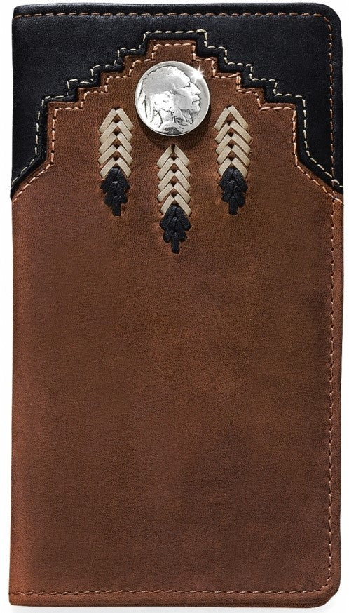 Silver Creek Chieftain Feather Wallet - 06269