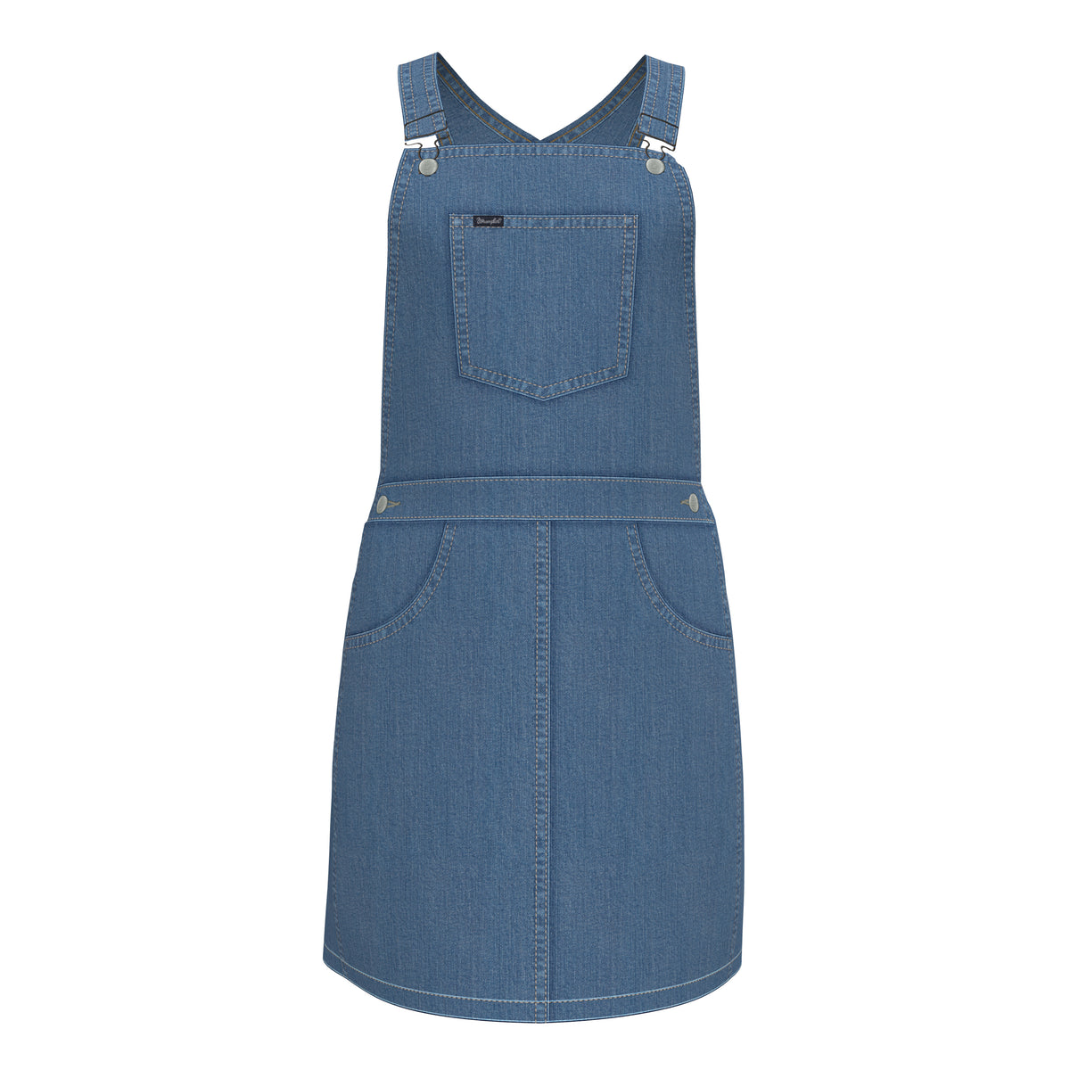 Wrangler Denim Overall Dress - 09GWKDN – BJ's Western Store