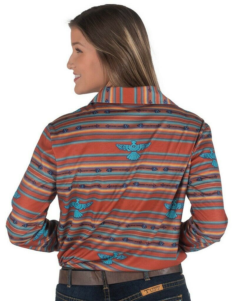 Cowgirl Tuff Serape Sport Jersey Pullover - 100432