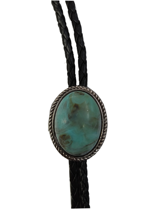 Turquoise Stone Bolo Tie - 1182-08