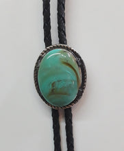 Load image into Gallery viewer, Turquoise Stone Bolo Tie - 1182-08