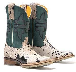 Tin Haul Ladies Shaggy Spot Boots - 1402100051453