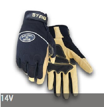 Golden Stag Pigskin Gloves - 14V