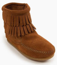 Load image into Gallery viewer, Minnetonka Double Fringe Kids Boot - 2292