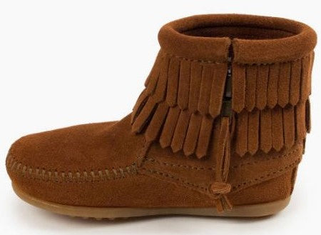 Minnetonka Double Fringe Kids Boot - 2292