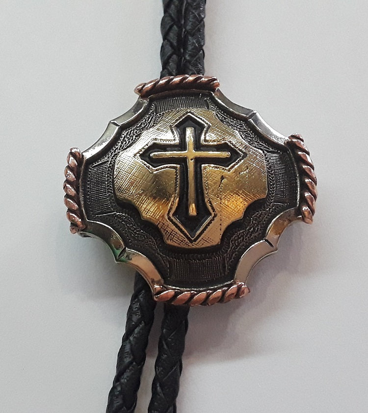 Cross Bolo Tie   2423-1