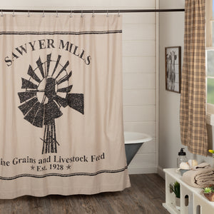 Sawyer Mill Windmill Shower Curtain - 34302