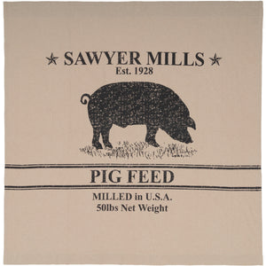 Sawyer Mill Pig Shower Curtain - 45801