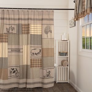 Sawyer Mill Patchwork Shower Curtain - 51294