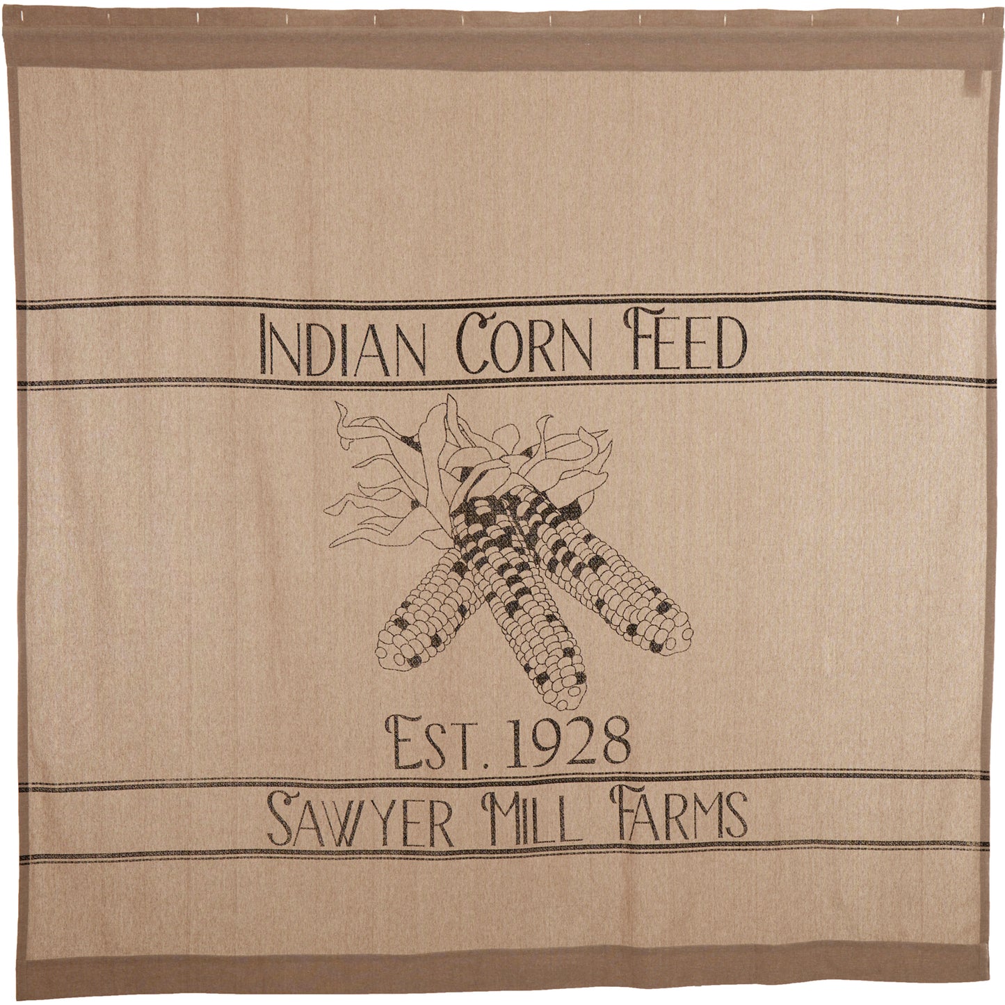 Sawyer Mill Corn Feed Shower Curtain - 56761