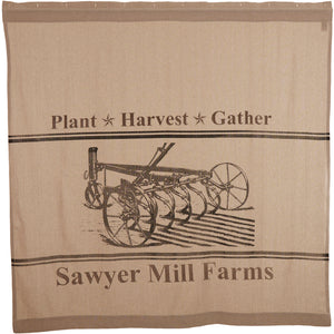 Sawyer Mill Plow Shower Curtain - 56763