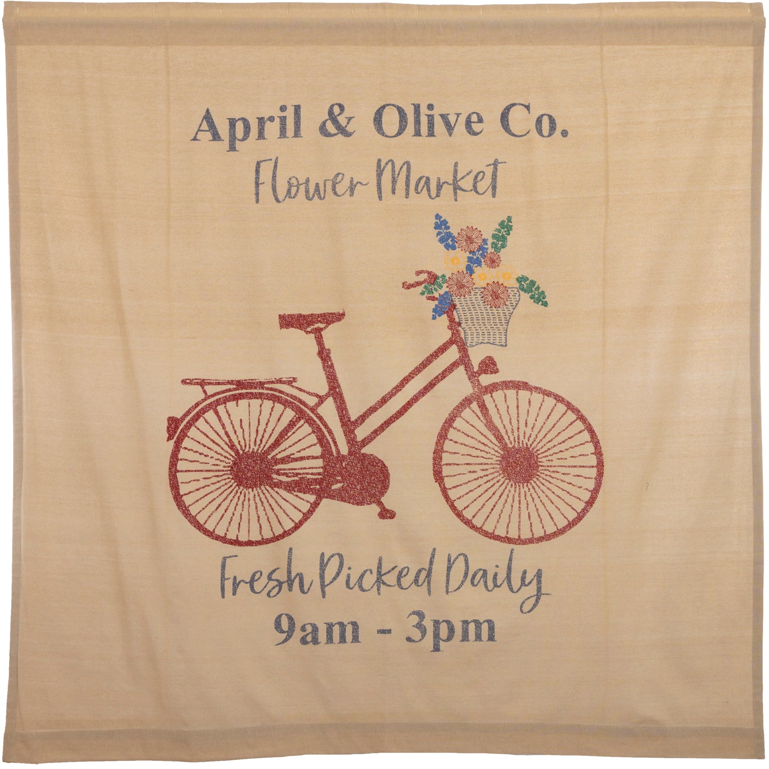 Farmer's Market Flower Market Shower Curtain - 62985