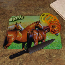 Load image into Gallery viewer, 3 Horse Cutting Board - 727