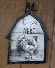 Load image into Gallery viewer, Wood Barn Rooster Sign  87-1630