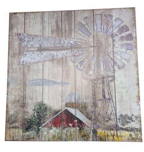 Windmill Pallet Wall Decor  87-1983