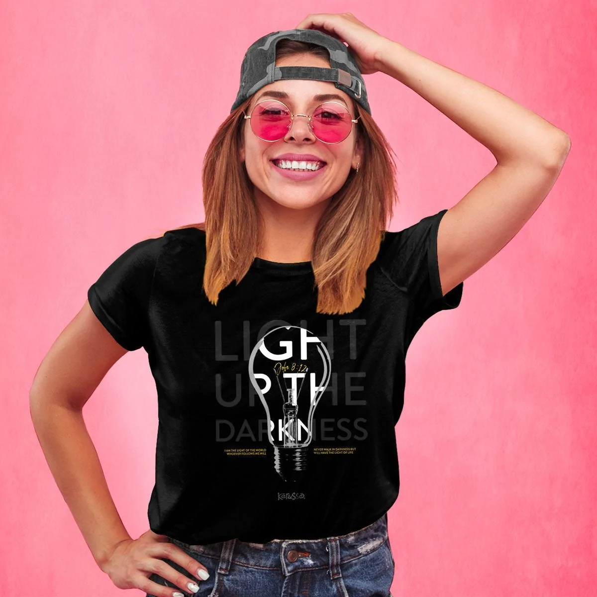 Kerusso Light Up Graphic Tee - APT3462