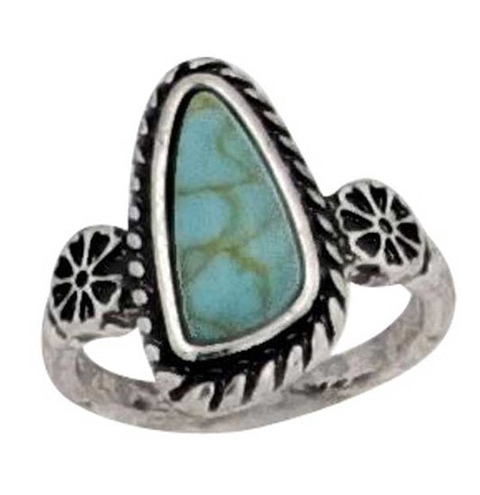 Attitude Turquoise Lagoon Ring - ARG5574