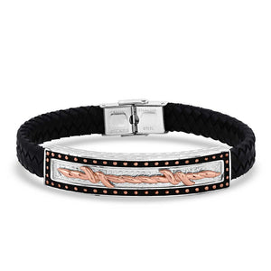 Montana Silversmiths Cover Leather Wrap Bracelet - BC5104
