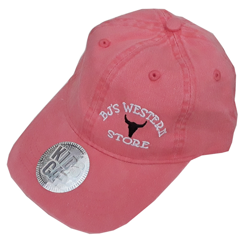 BJ's Western Youth Cap - Coral