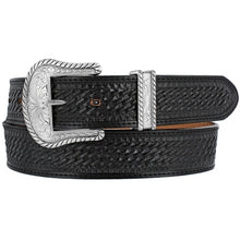 Load image into Gallery viewer, Bronco Black Leather Belt - C12263