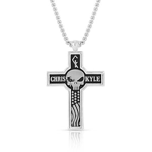 Montana Silversmiths Combat Zone Cross Necklace - CKNC5105