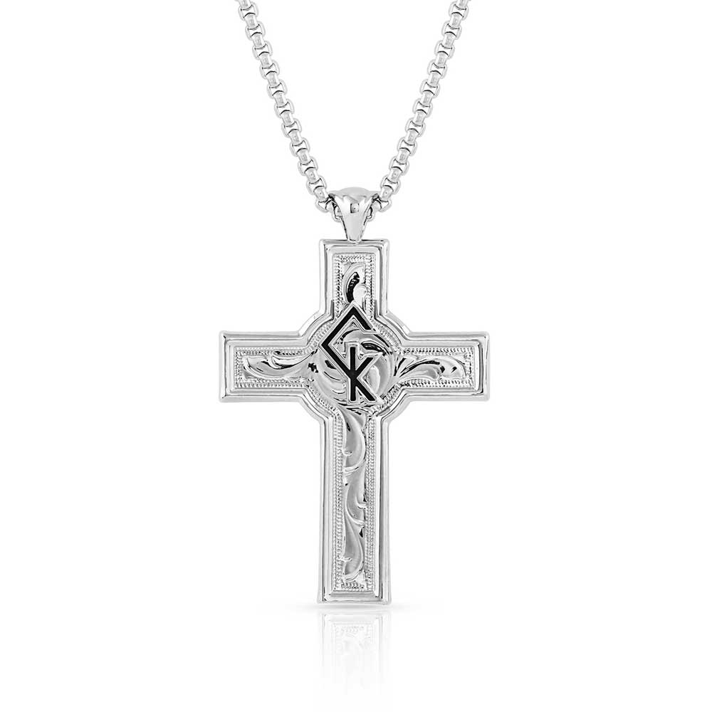 Montana Silversmiths Combat Zone Cross Necklace - CKNC5105