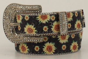 Angel Ranch Girl's Sunflower Belt - D130001701