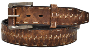 Mens Basic Leather Belt - 3444