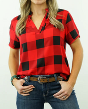 Load image into Gallery viewer, Drover Cheyenne V-Neck Top - DCRP