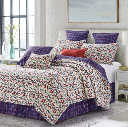 Virah Bella® Collection - Pink Light Studios. Loni Harris "Western Love" Printed Quilt Set - DQ10027