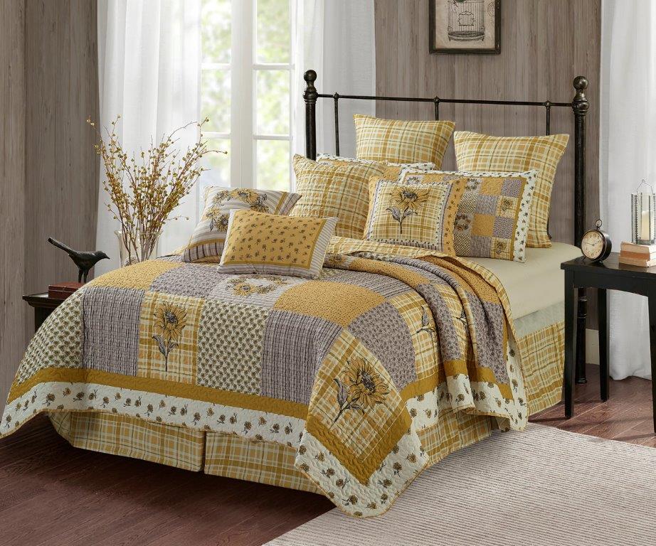 Virah Bella Sunshine Quilt Set - DQ10103FQ