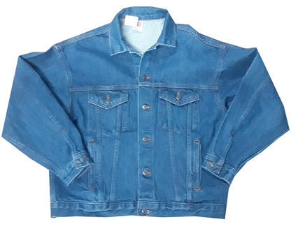 Horse Embossed Denim Jacket