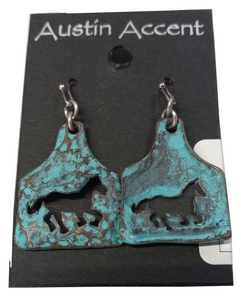 Austin Accent Horse Earrings - ER-C69
