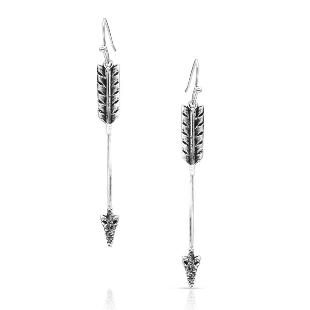 Montana Silversmiths Timber Ridge Arrow Earrings - ER4885