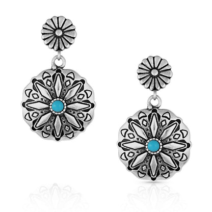 Montana Silversmiths Starbrite Turquoise Earrings - ER4894