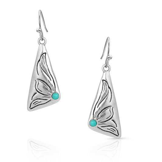 Montana Silversmiths Monarch World Dangle Earrings - ER4896